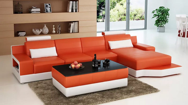 Ecksofa L-Form Modern Sofa Lieder-Sofa Ecksofa Polster Designer-Sofa
