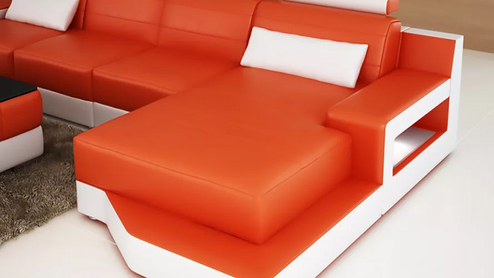 Ecksofa L-Form Modern Sofa Lieder-Sofa Ecksofa Polster Designer-Sofa