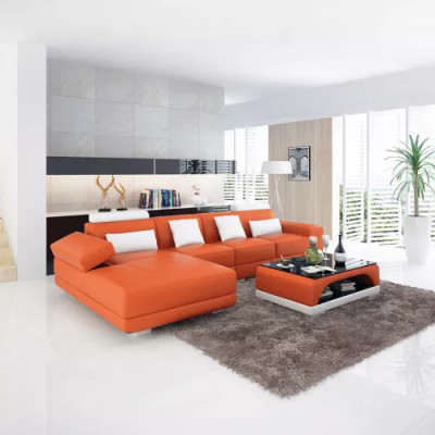 Lieder-Sofa Ecksofa Polster Designer-Sofa Modern Sofa Ecksofa L-Form