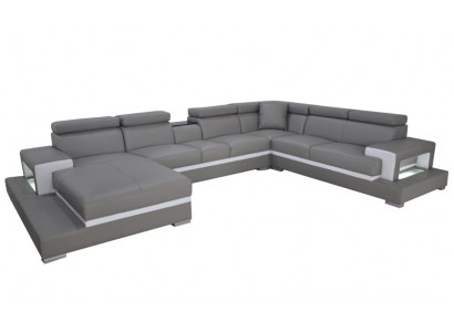 Design Liederpolster Sëtz Zëmmer Wunnsofa Ecksofa Couch Designer Garnitur XXL