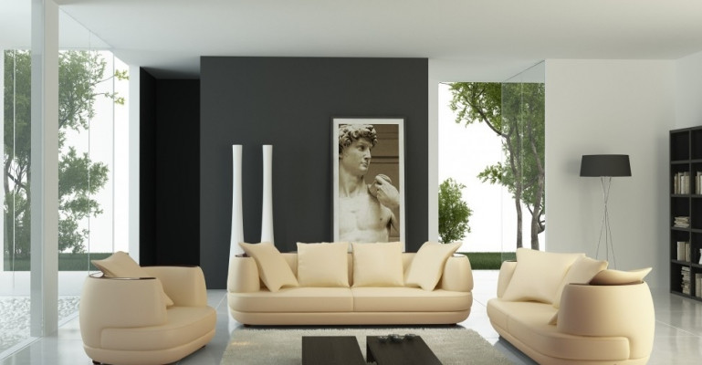 Sofagarnitur mat USB Luxus Designer Canapé Polster 3+2+1 Lieder Sofa Sëtz Gro Nei