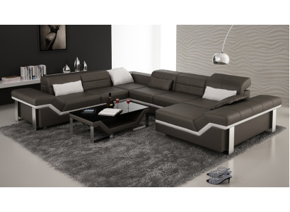 Liederdivan Canapé Canapé Couchage Eckcanapé Garnitur Design Moderne Canapé