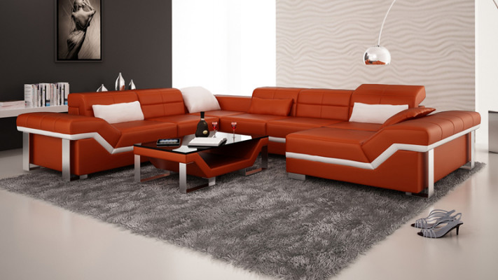 Liederdivan Canapé Canapé Couchage Eckcanapé Garnitur Design Moderne Canapé