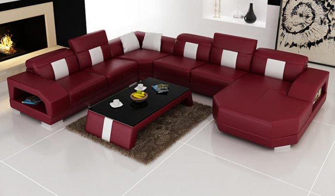 Wunnlandschaft Canapé Polster Eck Garnitur Designer Liederkanapé