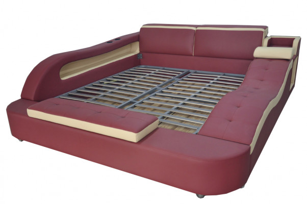 Duebel Luxus Liederbett +USB Polster Better Modern Hotel Multifunktioun