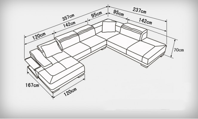 Ledercouch Sofa Couch Wunnlandschaft Eckcouch Eckgarnitur Design