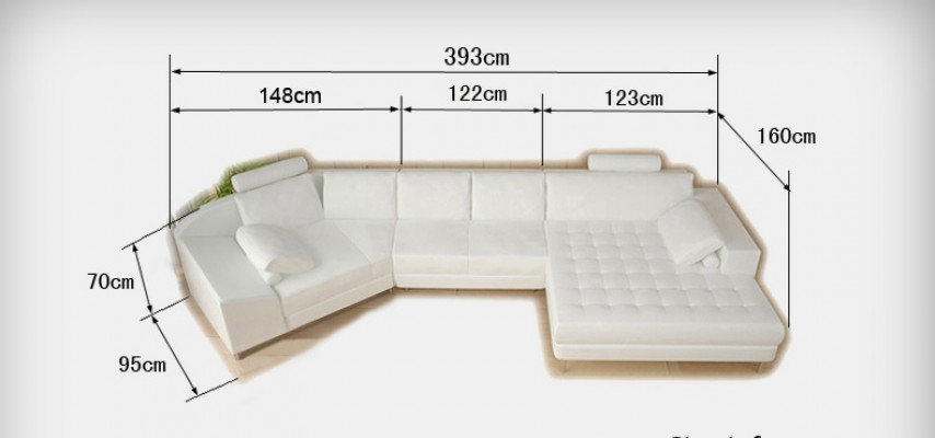Modern Textil Sofa Eckcouch Polster Wunnzëmmer L-Form Wunnlandschaft USB Ecksofa