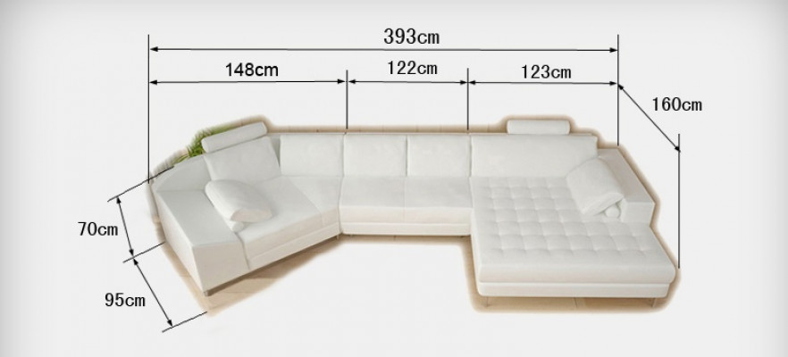 Design Eckcouch Polstersëtz Garnitur Landschaft Modern Miwwelen Sofae Couchen Nei