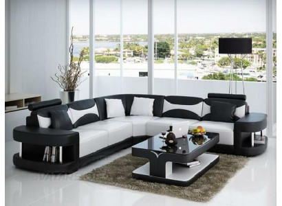 Wunnlandschaft Polster Eckfauteuil Eck Sofa + USB, Garnitur Landschaft Lieder Textil Nei