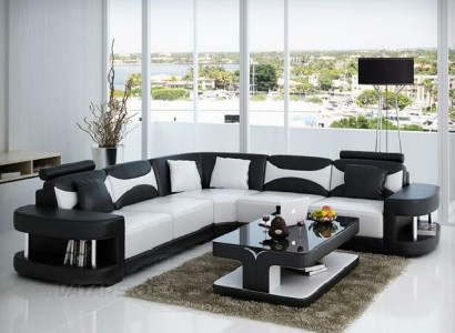 Wunnlandschaft Polster Eckfauteuil Eck Sofa + USB, Garnitur Landschaft Lieder Textil Nei