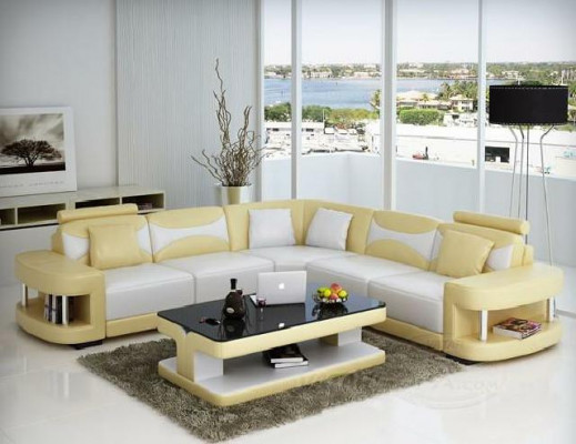 Wunnlandschaft Polster Eckfauteuil Eck Sofa + USB, Garnitur Landschaft Lieder Textil Nei
