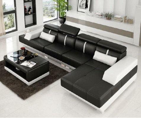 Eckcouch mat USB Wunnlandschaft Polster L Form Garnitur Eck Couche XXL Sofas Nei