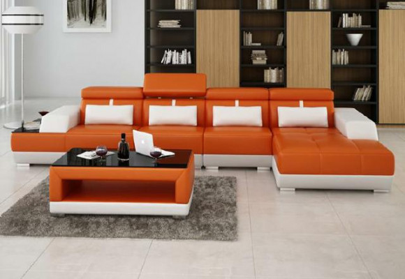 Eckcouch mat USB Wunnlandschaft Polster L Form Garnitur Eck Couche XXL Sofas Nei