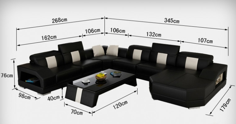 Entdeckt zeitlos Eleganz Eis modern U-förmegt Sofa Modern Design