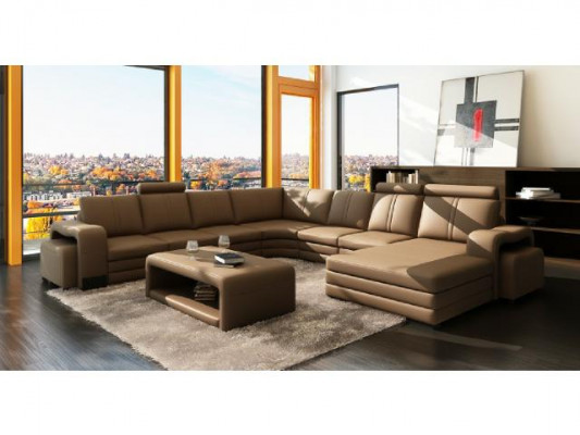 XXL LIEDERSOF LIEDERCOUCH LIEDERECKSOF WOHNLANDSCHAFT ECKSOF NEI GARNITUR SOFA