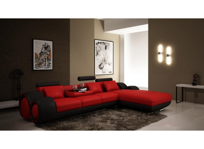 Patentéiert Design Ecksofa + USB, Polster Lieder Eck BERLIN Wunnlandschaft