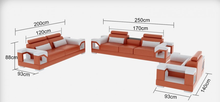 Garnitur Lieder Sofa +USB Couch Këssen Couchen Sofa Wunnlandschaft Luxus 3+2+1