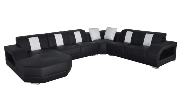 Lieder Sofa Canapé Wunnlandschaft Eck Garnitur Design Modern Canapé