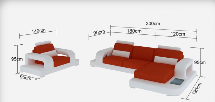 Ledercouch Sofa Wunnlandschaft Eckfauteuil Garnitur Design Modern Sofa