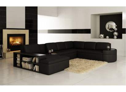 Modern Ecksofa + USB Couch Polster Lieder Design Sofa Garnitur Wunlandschaft Nei