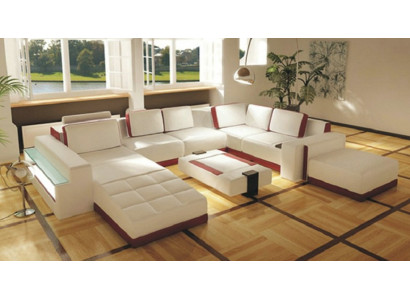 Canapé, Canapé, Eckcanapé, Valentin, U-Form, Luxus, Designer-Canapé, Liederkanapé, LED, Lieder, Modern.