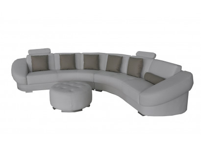 Design Ecksoufléck Couch Multifunktion Wunnlandschaft Textil Polster Sofas