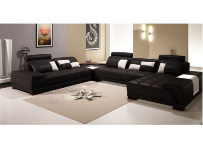 Canapé mat USB, Eckcouch Garnitur XXL Grouss Eck Sofa Wunnlandschaft Eckcouch Nei