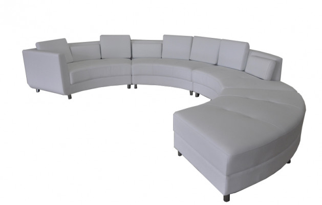 Liederkanapé USB Ronn Couch Wunnlandschaft Garnitur Design Modern Rond Kanapé Nei