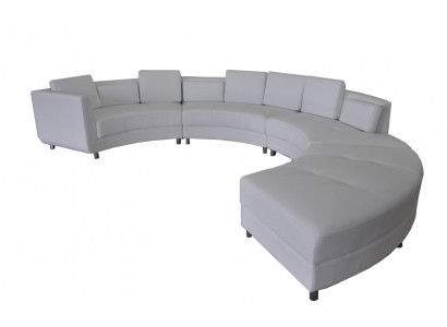 Liederkanapé USB Ronn Couch Wunnlandschaft Garnitur Design Modern Rond Kanapé Nei