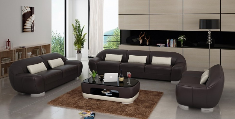 Sofagarnitur 3+2+1 Couch Polster Sëtz Lieder Garnitur Designer Set Nei Homberg W