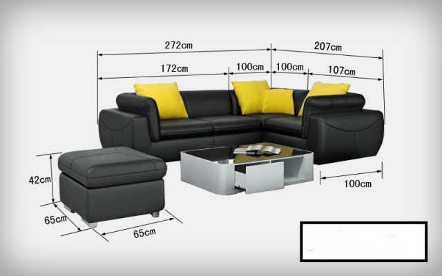 Ledersofa mat USB Wunnlandschaft Ecksofa Eck Garnitur Design Modern Sofa F3014C