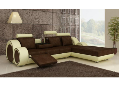Textilsofa mat USB, Eckcouch Ecksofa Stoffssofa Wunnlandschaft Couchgarnitur NEI