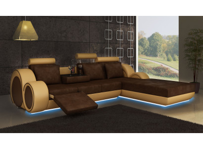 TEXTILSCOUCH ECKSOFA USB Moosschreiner WUNNLANDSCHAFTSCOUCH
