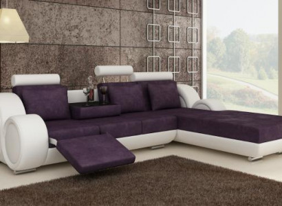 Textilsofa Stoffsofa Wunnlandschaft Couchgarnitur Ecksofa Moossfabrikatioun USB