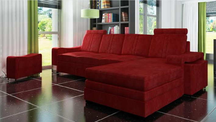 Textilkach Eckcouch Stoffsofa mat USB Ecksofa Sofa Polster Garnitur Eck Nei