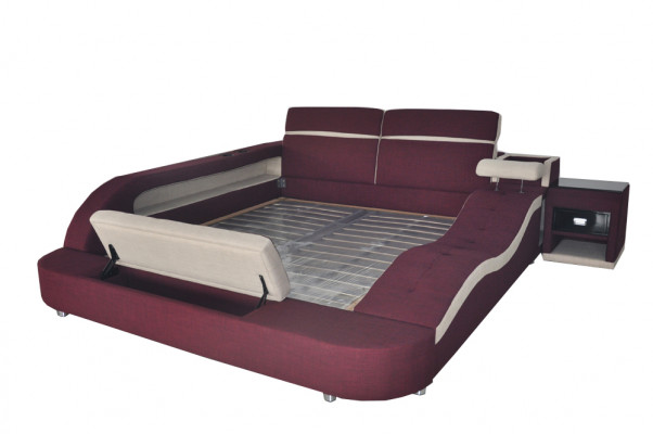 Duebel Luxus Design Liederbett Polsterbetter Modern Hotel Multifunktionell