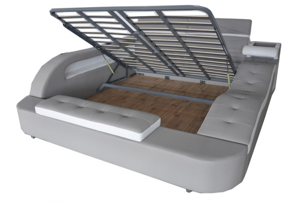 Duebel Luxus Design Liederbett Polsterbetter Modern Hotel Multifunktionell