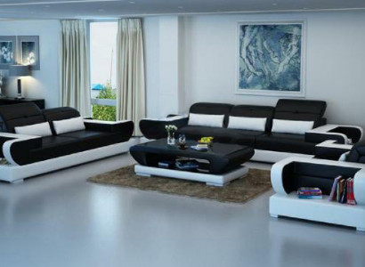 Sofagarnitur Couch Polster Lieder Sëtz Garnitur 3+2+1 Set Moderne Sofa Detmold