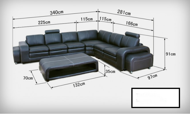 Design Ledersofa mat USB Couch Wunnlandschaft Ecksofa Eck Modern Garnitur Nei