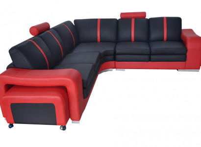 Design Eckcouch mat USB Polstersitz Landschafts Garnitur Modern Miwwelen Sofas Nei