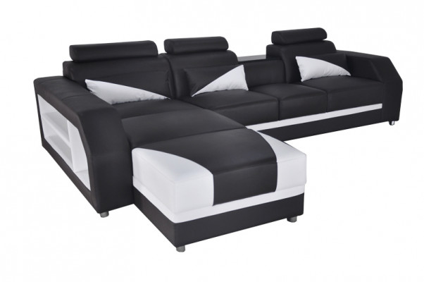 Exklusivt modern Designer Eckcouch a L-Form fir stilvoll Wunnraim.
