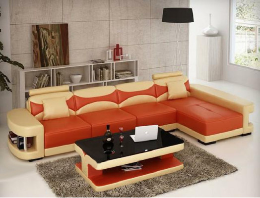Eckcouch Eck Sofa mat USB Garnitur Polster Lieder Wunnlandschaft Chaiselounge Wiss