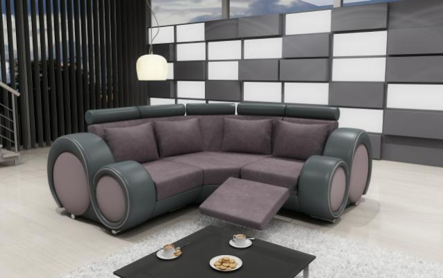 STOFFSOFA TEXTIL WUNNLANDSCHAFT SOFA BERLINX RELAXFUNKTIOUN COUCH ECKSOFA mat USB