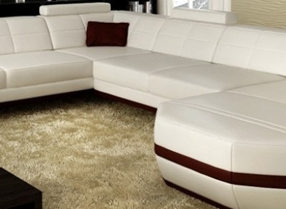 Ledercouch Eckcouch Wunnlandschaft Eckcouch Eckcouch Polster Sëtz Eck WyenW/B Nei