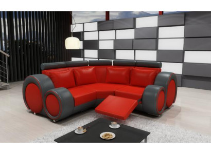 LÉDERSOFA WOHNLANDSCHAFT CANAPÉ DESIGN ECKSOFA BERLIN SOFA GARNITUR mat USB