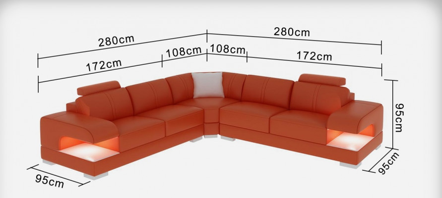 Ledersofa Couch Wunnlandschaft Eckssofa Eck Garnitur Design Eckssofa Sofa G8028B