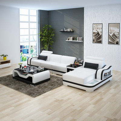 Canapé Ledercanapé Couch Modern Wunnlandschaft Eckcanapé Eck Garnitur Design