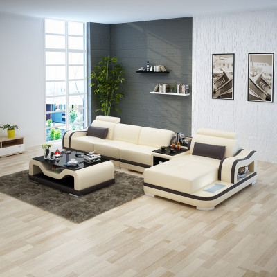 Canapé Ledercanapé Couch Modern Wunnlandschaft Eckcanapé Eck Garnitur Design