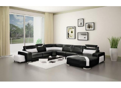 Eckcouch Polstersesellandschaft Canapé Sofa Wunnlandschaft U-Form Sëtz Eck PH739C