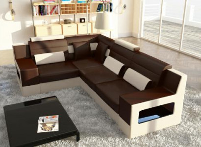 Wohnlandschaft Sofa + USB, Polster Ecke Ecksofa Garnitur Textil Stoff Lieder Sofas